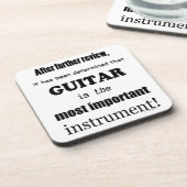 Gitarre das wichtigste Instrument Untersetzer (Linke Seite)