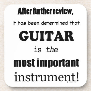 Gitarre das wichtigste Instrument Untersetzer