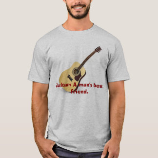 Gitarre: Der beste Freund eines Mannes T-Shirt