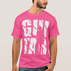 Gitarre Design akustische Gitarre und Gitarre T-Shirt