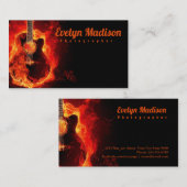 Gitarre digital visitenkarte (Vorne/Hinten)