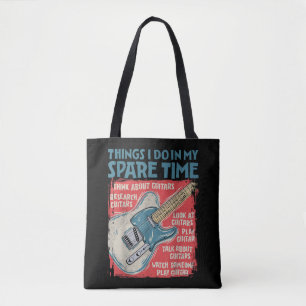 Gitarre Dinge, die ich in meiner Freizeit lustige Tasche