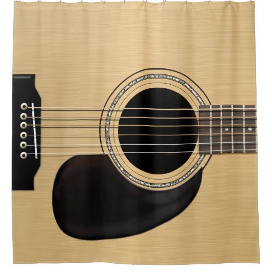 Gitarre Duschvorhang (Vorderseite)