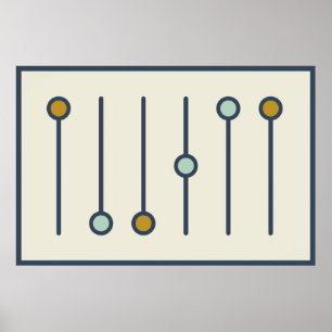 Gitarre-E-Akkord-Poster Poster