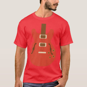 Gitarre EGuitar Gitarrist Player Music School Lehr T-Shirt