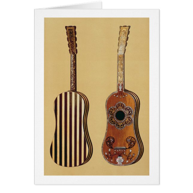Gitarre eingelegt mit Perlmutt, 'vom Musical (Vorne)