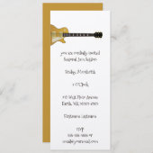 Gitarre Einladung (Vorne/Hinten)