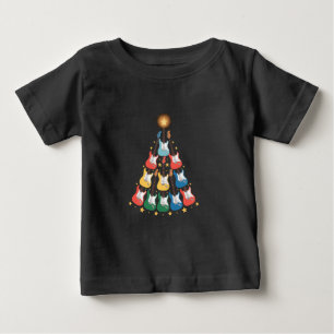 Gitarre Electric Music Instruments Weihnachtsbaum Baby T-shirt