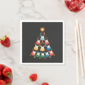Gitarre Electric Music Instruments Weihnachtsbaum Serviette (Beispiel)