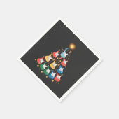 Gitarre Electric Music Instruments Weihnachtsbaum Serviette (Ecke)