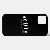 Gitarre |Evolution des Gitarrist | Rock Music Guit Case-Mate iPhone Hülle (Rückseite (Horizontal))