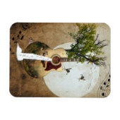 Gitarre Fantasy dekoriert Magnet (Horizontal)