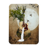 Gitarre Fantasy dekoriert Magnet (Vertikal)