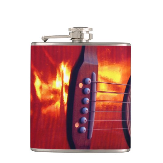 Gitarre Flachmann (Vorderseite)