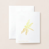 Gitarre Folienkarte (Rückseite mit Umschlag)