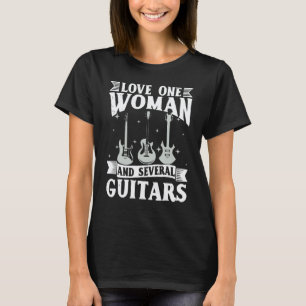 Gitarre für Gitarristen Männer Vatertag T-Shirt