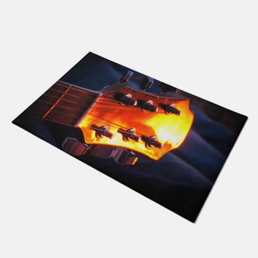 Gitarre Fußmatte (Schrägansicht)