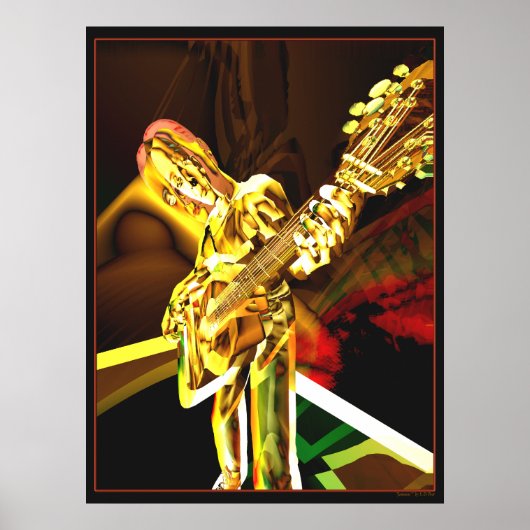 Gitarre FX Poster (Vorne)