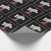Gitarre Geboren zu Rock & Roll Musician Gift Geschenkpapier (Ecke)