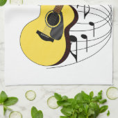 Gitarre Geschirrtuch (Gefaltet)