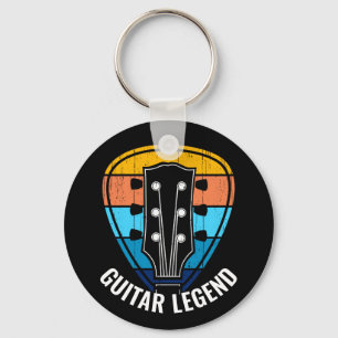 Gitarre "Gitarre Legend" Gitarre im Vintagen Sunse Schlüsselanhänger