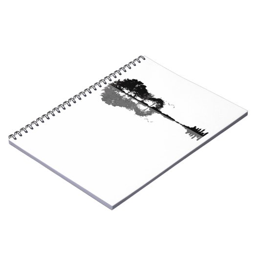 Gitarre-Gitarre-Natur Est Musik Bass Gitarrist Notizblock (Linke Seite)