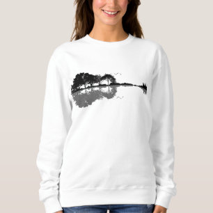 Gitarre-Gitarre-Natur Est Musik Bass Gitarrist Sweatshirt