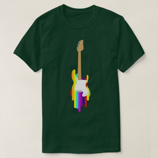 Gitarre Gitarrist Music Instrument String T-Shirt (Design vorne)