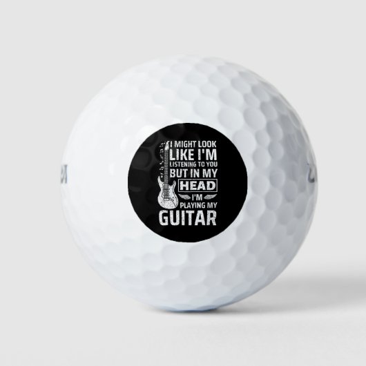 Gitarre Golfball (Vorderseite)