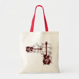 Gitarre Grafik Rote Tasche