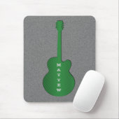 Gitarre, grün mousepad (Mit Mouse)