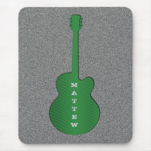 Gitarre, grün mousepad (Vorne)
