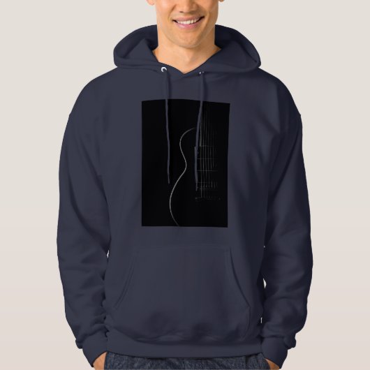Gitarre Hoodie (Vorderseite)