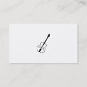 Gitarre, Ihr Name hier, Visitenkarte (Rückseite)