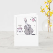 Gitarre im Party Geburtstagskarte Karte (Gelbe Blume)