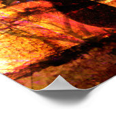 Gitarre in der Mitte Poster (Ecke)