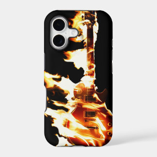 Gitarre in Flammen iPhone 5 Hülle