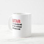 Gitarre ist der Grund, den ich jede Kaffeetasse (Vorderseite Links)