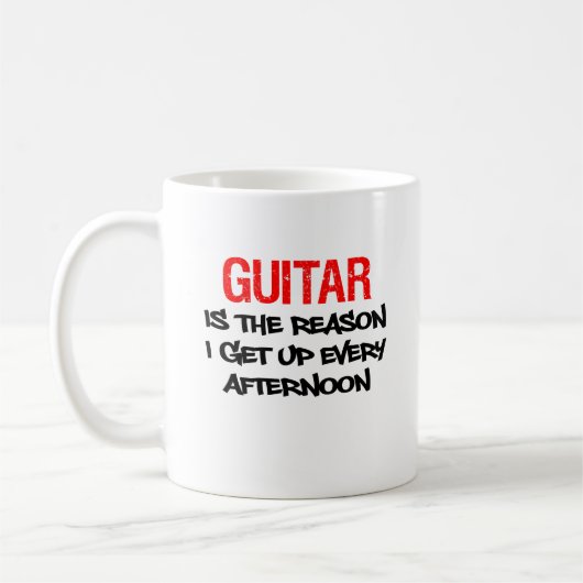 Gitarre ist der Grund, den ich jede Kaffeetasse (Links)
