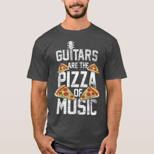 Gitarre ist die Pizzeria des Musikgitarrist Food L T-Shirt