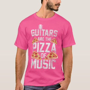 Gitarre ist die Pizzeria des Musikgitarrist Food L T-Shirt