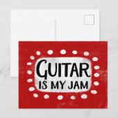 Gitarre ist meine Postkarte (Vorne/Hinten)