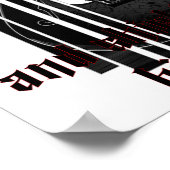 Gitarre ist meine Waffe, Poster (Ecke)