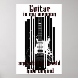Gitarre ist meine Waffe, Poster