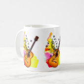 Gitarre Kaffeetasse (Vorderseite Links)
