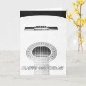 Gitarre Karte (Gelbe Blume)