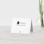 Gitarre - karte (Rückseite)