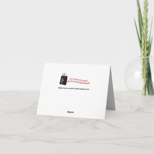 Gitarre - karte (Rückseite)