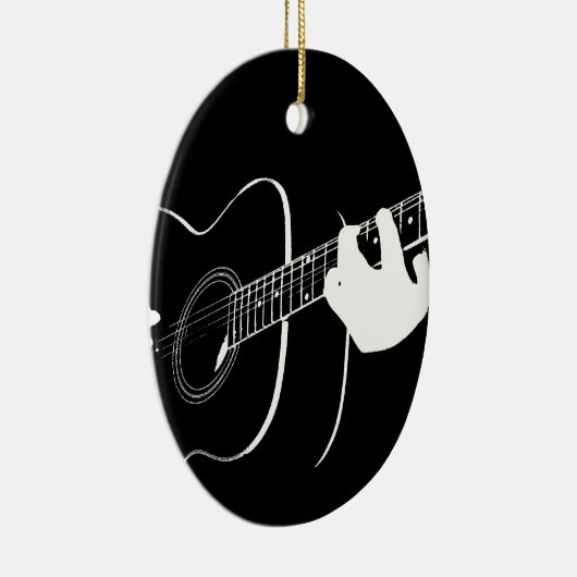 Gitarre Keramik Ornament (Rechts)