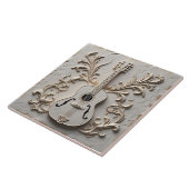 Gitarre Keramik Tile Fliese (Seite)